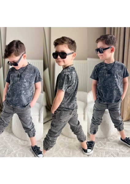 Yıkamalı Kot Takım | 4/12 Yaş Arası fırsatları