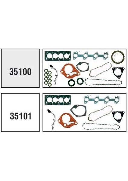 ACAR35101 - Motor Takım Conta Clıo Megane Kangoo 1.5 Dıesel K9K