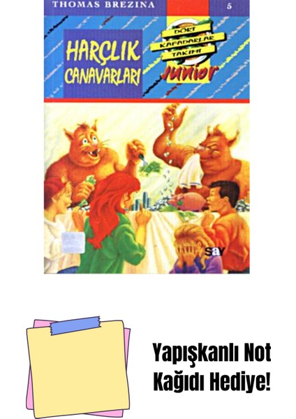 Harçlık Canavarları + Yapışkanlı Not Kağıdı