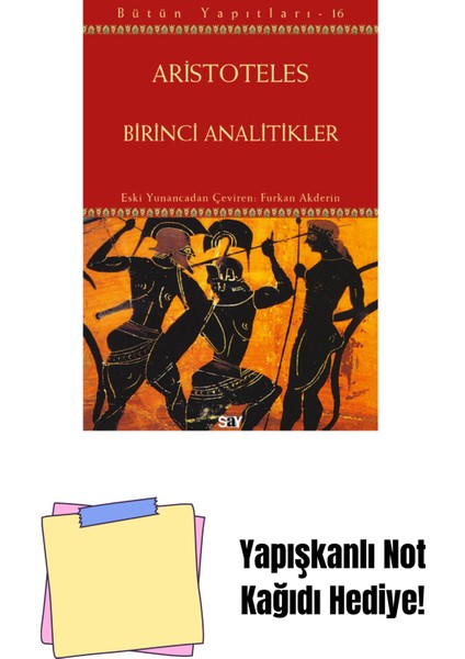Birinci Analitikler + Yapışkanlı Not Kağıdı