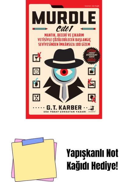 Murdle 1 + Yapışkanlı Not Kağıdı