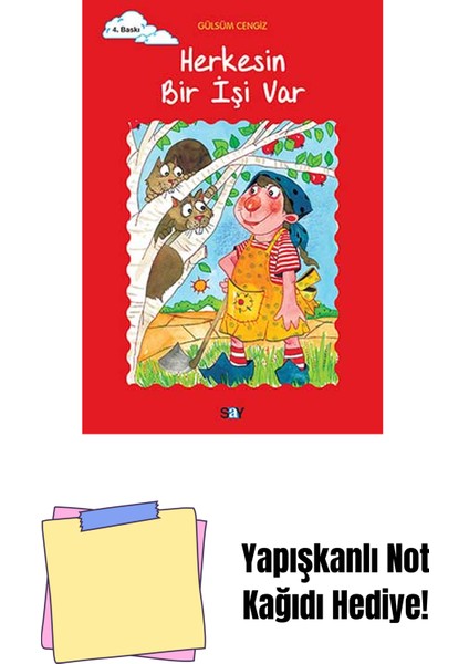 Herkesin Bir Işi Var + Yapışkanlı Not Kağıdı
