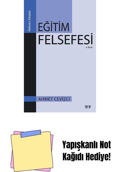 Eğitim Felsefesi + Yapışkanlı Not Kağıdı