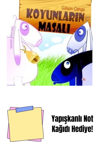 Koyunların Masalı + Yapışkanlı Not Kağıdı