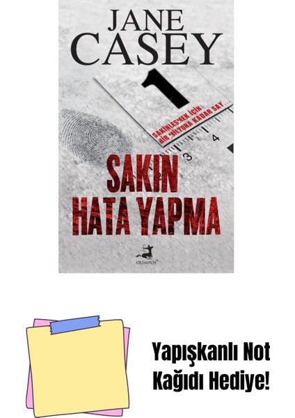 Sakın Hata Yapma + Yapışkanlı Not Kağıdı