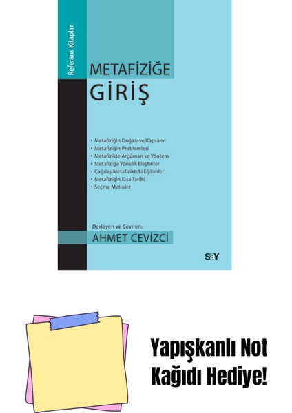 Metafiziğe Giriş + Yapışkanlı Not Kağıdı