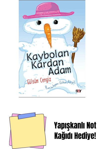 Kaybolan Kardan Adam + Yapışkanlı Not Kağıdı