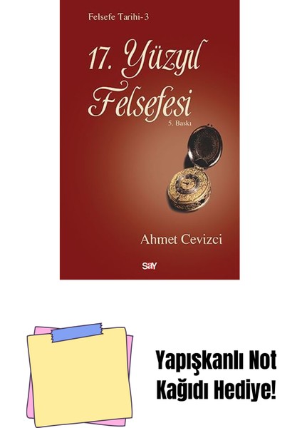 17. Yüzyıl Felsefesi + Yapışkanlı Not Kağıdı