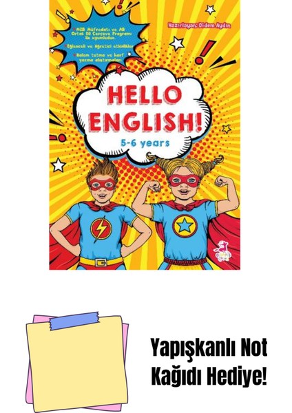 5-6 Years + Yapışkanlı Not Kağıdı