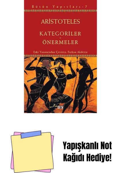 Kategoriler – Önermeler + Yapışkanlı Not Kağıdı