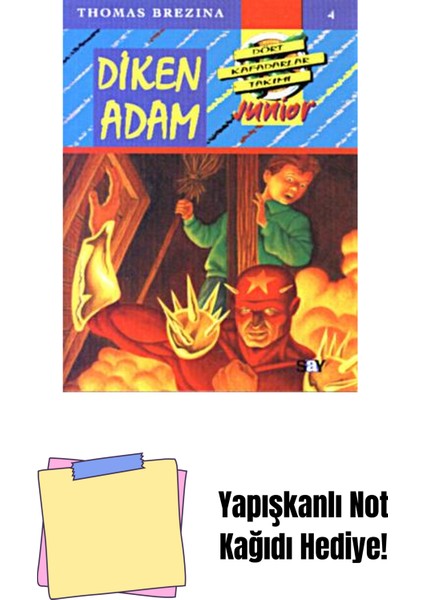 Diken Adam + Yapışkanlı Not Kağıdı