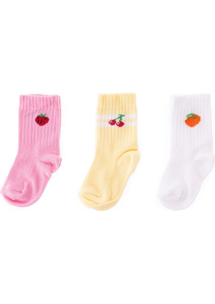 Kız Bebek 3lü Soket Çorap