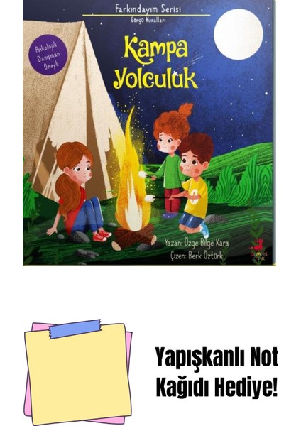 Kampa Yolculuk + Yapışkanlı Not Kağıdı