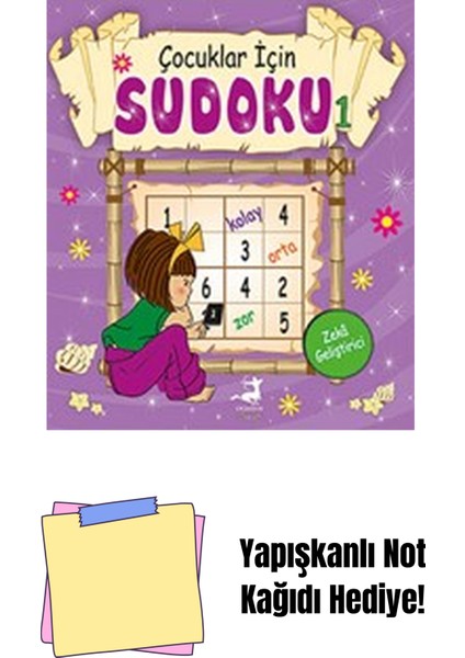 Çocuklar Için Sudoku 1 + Yapışkanlı Not Kağıdı