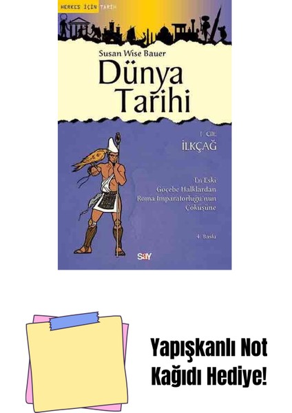 Dünya Tarihi – 1. Cilt + Yapışkanlı Not Kağıdı