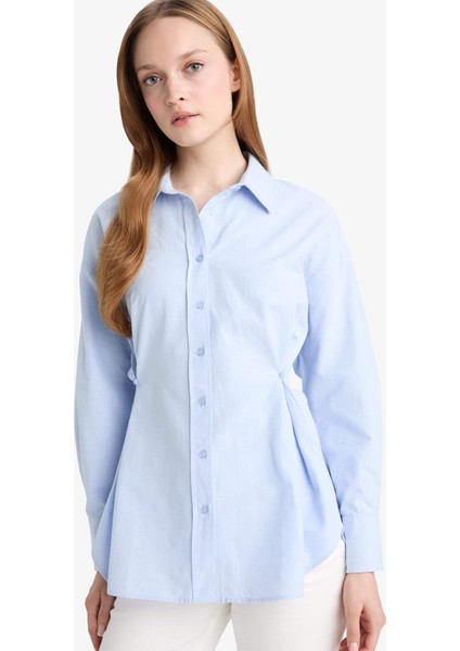 Regular Fit Oxford Uzun Kollu Tunik G0060AX25AU