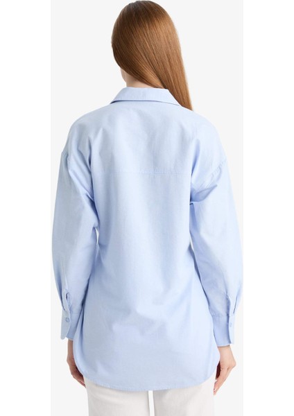 Regular Fit Oxford Uzun Kollu Tunik G0060AX25AU