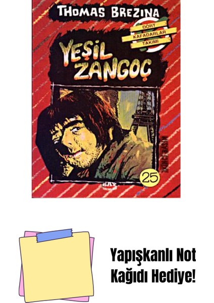 Yeşil Zangoç + Yapışkanlı Not Kağıdı