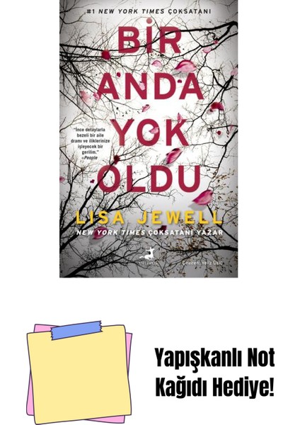 Bir Anda Yok Oldu + Yapışkanlı Not Kağıdı