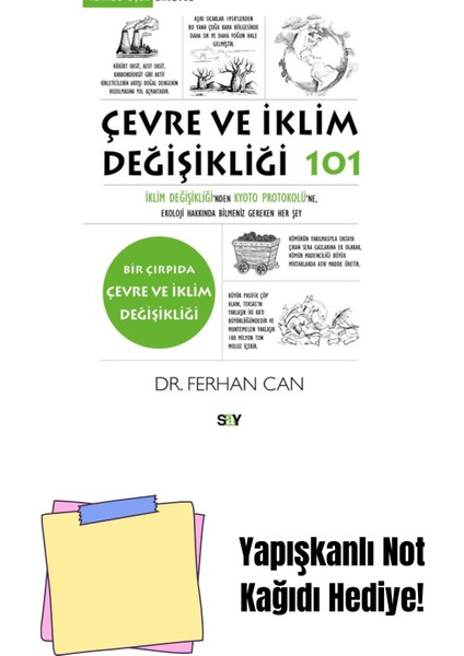 Çevre ve Iklim Değişikliği 101 + Yapışkanlı Not Kağıdı