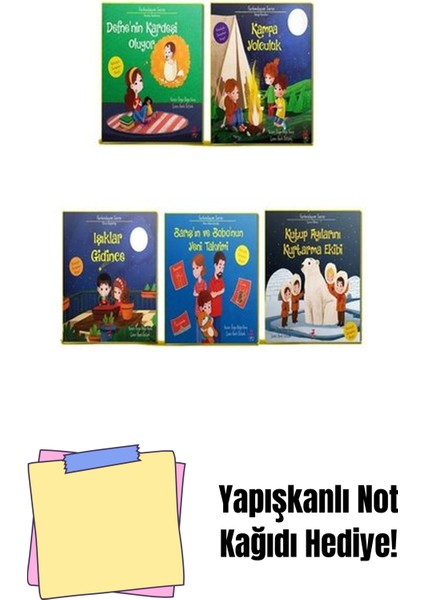 Farkındayım Serisi 5 Kitaplık Set + Yapışkanlı Not Kağıdı