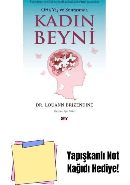 Orta Yaş ve Sonrasında Kadın Beyni + Yapışkanlı Not Kağıdı