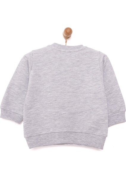 Basic Az Şardonlu Tilki Desenli Sweatshirt Kız Bebek fiyatları