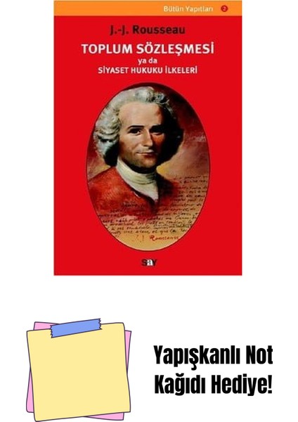 Toplum Sözleşmesi + Yapışkanlı Not Kağıdı