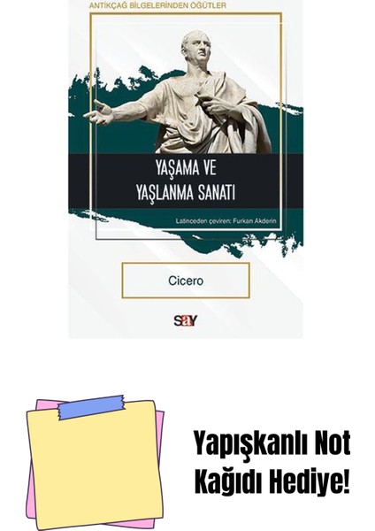 Yaşama ve Yaşlanma Sanatı + Yapışkanlı Not Kağıdı