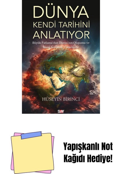Dünya Kendi Tarihini Anlatıyor + Yapışkanlı Not Kağıdı