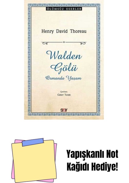 Walden Gölü + Yapışkanlı Not Kağıdı