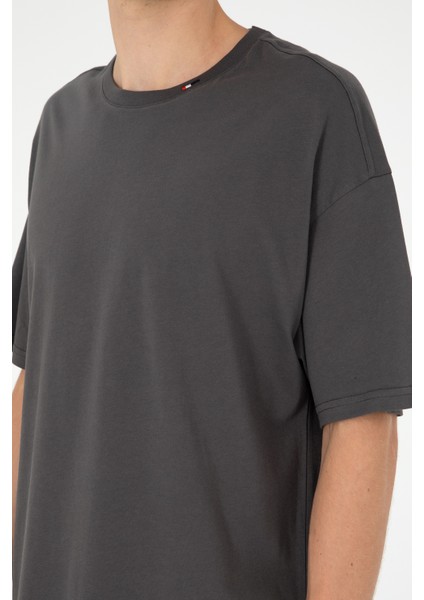 Erkek Antrasit Tişört 50294288-VR006