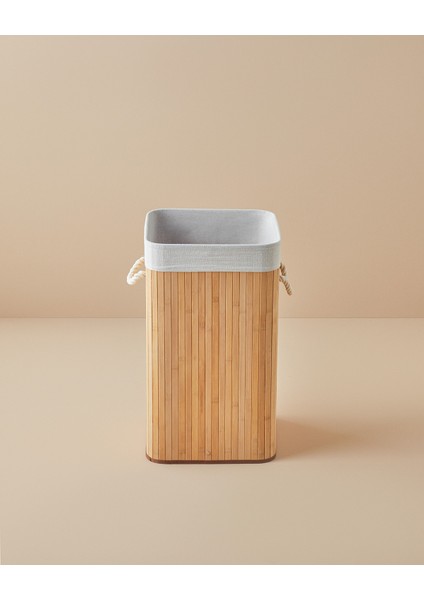 Fancy Katlanabilir Çamaşır Sepeti 35 x 35 x 60 Cm Bej modelleri