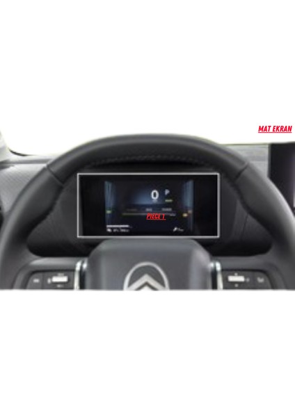 Citroen C4 X-C4 x Max 2025 Hayalet Gösterge ve Multimedya Uyumlu Mat Ekran Koruyucu fiyatları