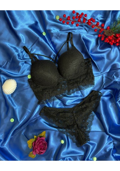 Büstiyer Siyah Takım