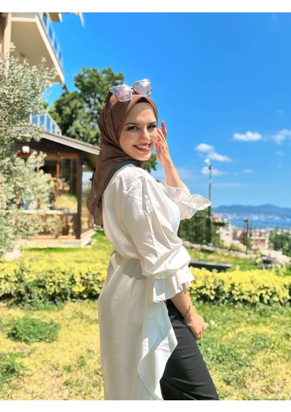 Mk Pamuk Eşarp - Bronz modelleri
