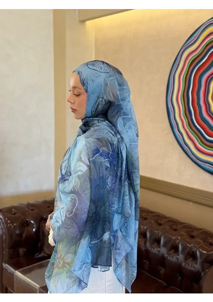 Esilda Desen Aya Şal - Airy Blue fiyatları