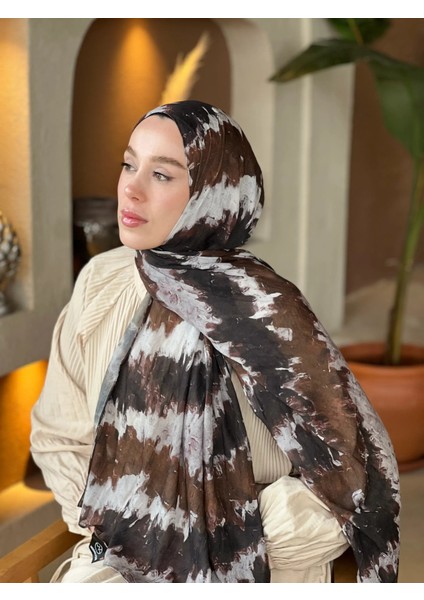 Ilkbahar Ritm Desen Bambu Şal - Asker Yeşili modelleri