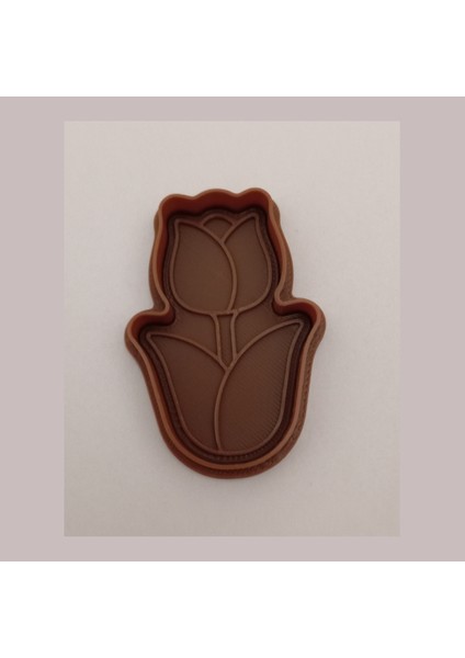 Lale Şeklinde Kurabiye Kalıbı ve Kesici