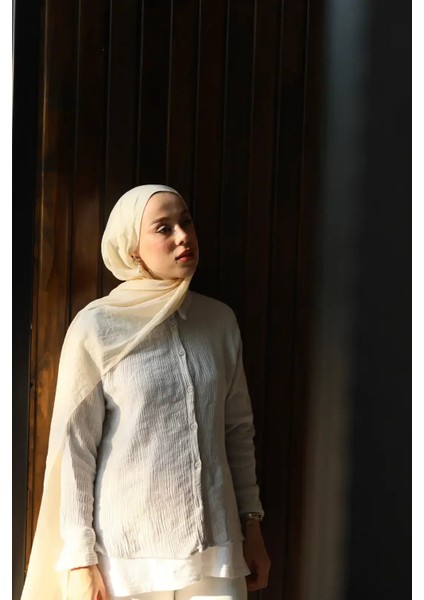 Moda Kaşmir Pamuk Şal Bej Renk Günlük Kullanım İçin Yumuşak Dokulu 70 x 180 cm fiyatları