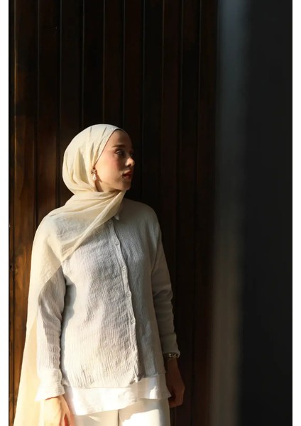 Moda Kaşmir Pamuk Şal Bej Renk Günlük Kullanım İçin Yumuşak Dokulu 70 x 180 cm modelleri