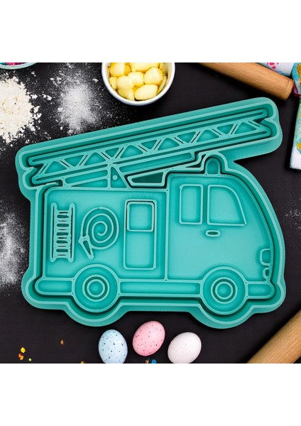 Itfaye Arabası Şeklinde Kurabiye Kalıbı ve Kesici