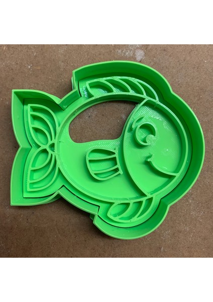 Balık Temalı Kurabiye Kalıbı ve Kesici