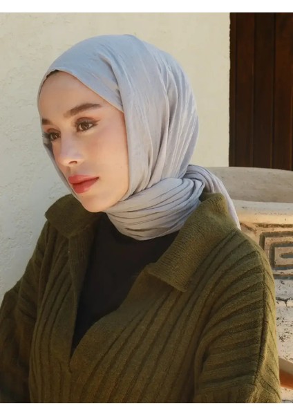 Modal Kraş Şal - Gri