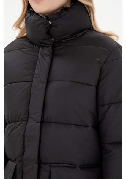 Kadın Siyah Kaban 50292747-VR046