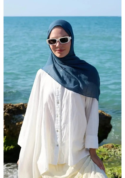 Aya Serisi Şal - Koyu Petrol