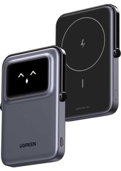 Uno MagSafe Wireless 5.000 mAh 20W Hızlı Şarj Powerbank, Siyah, 35605B