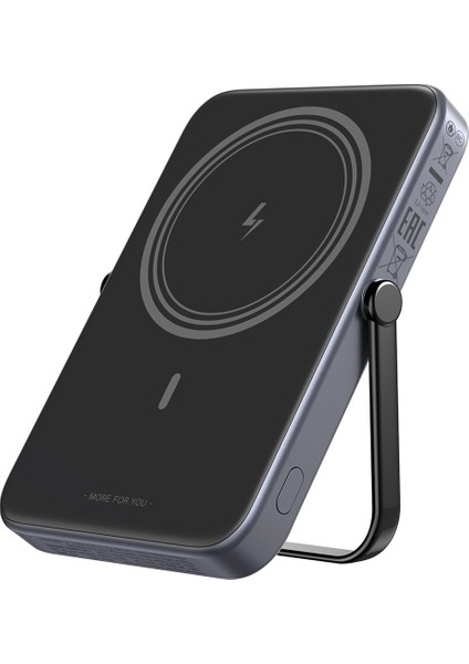 Uno MagSafe Wireless 5.000 mAh 20W Hızlı Şarj Powerbank, Siyah, 35605B modelleri