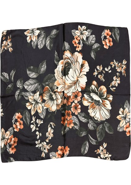 Bursa Ipeği Melis Desen Fular Siyah fiyatları