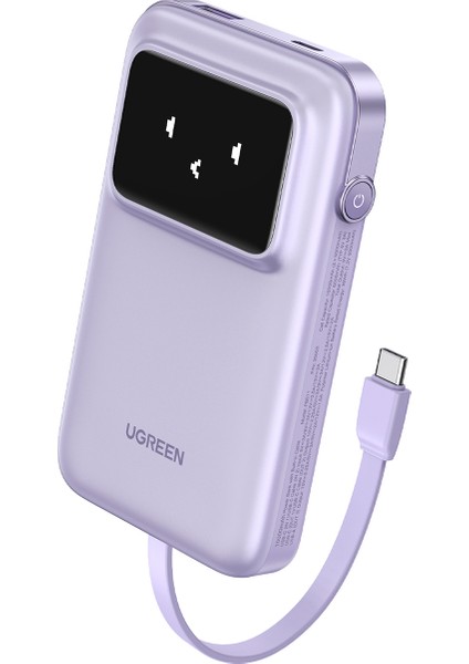 Uno Dahili Kablolu 10.000 Mah 30W Hızlı Şarj Powerbank, Mor, 35604B modelleri